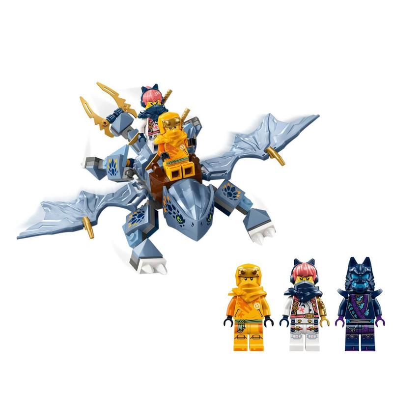 Lego Ninjago 71810 Jovem Dragão Cinza Riyu 132 PÇ - Bonecos